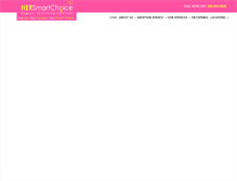 Tablet Screenshot of hersmartchoice.com